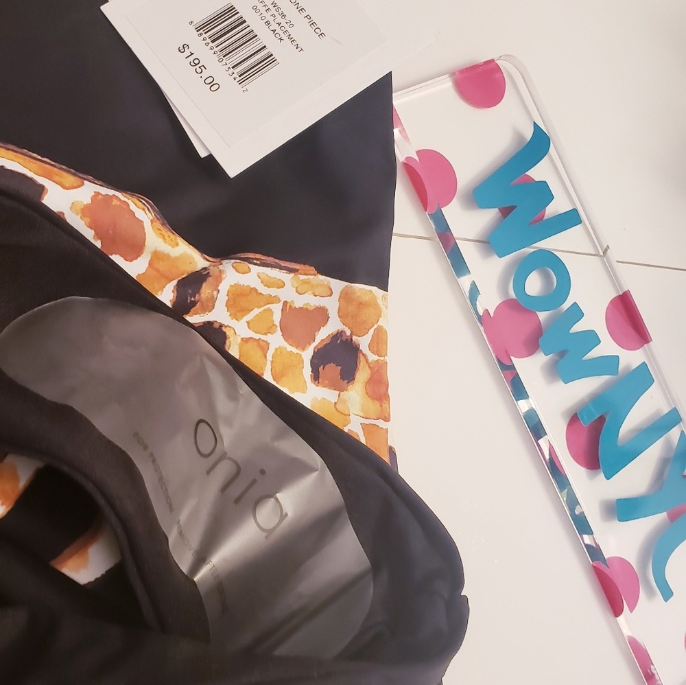 HP👙NEW $195 ONIA Giraffe Print Class High Cut Leg - Picture 4 of 7